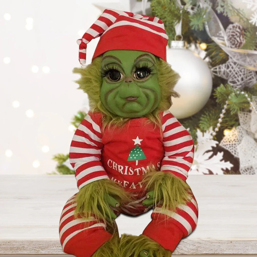 Christmas Grinch Plush Monster - For Festive Joy