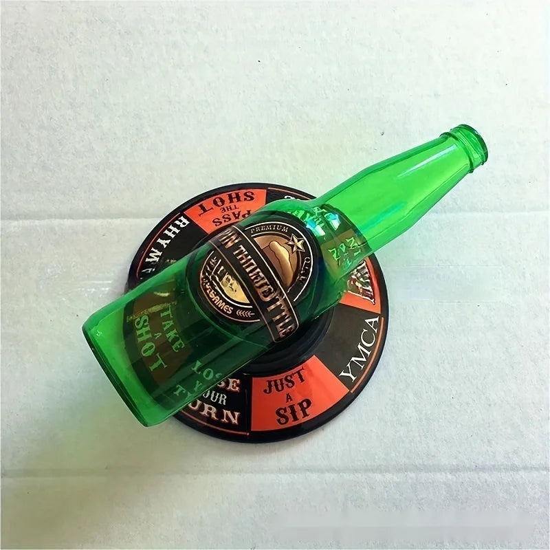 'Spin the Bottle' Drinking Game - Interactive Fun for Every Meeting