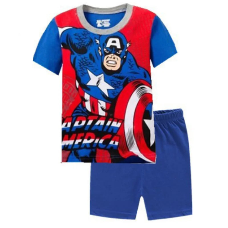 Captain America Pajama Set for Kids - Comfortable and Fun for Boys and Girls