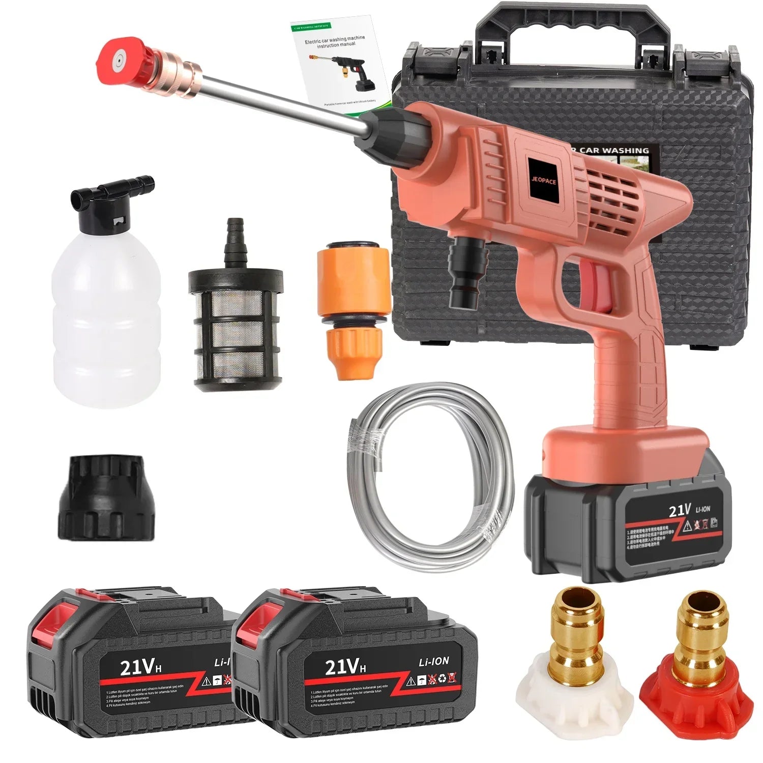PowerWash Wireless Car Wash Gun – Powerful and Handy