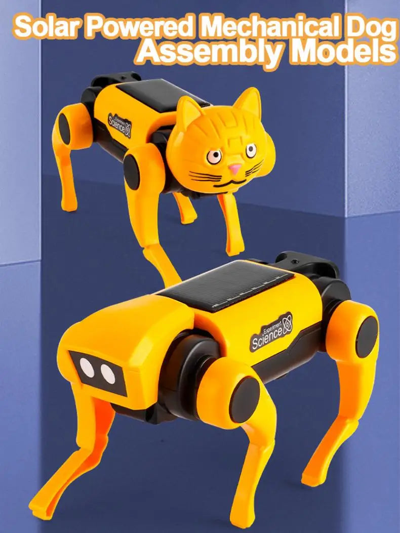 Educational Solar Energy Robot – 2-in-1 Dog and Cat Building Set
