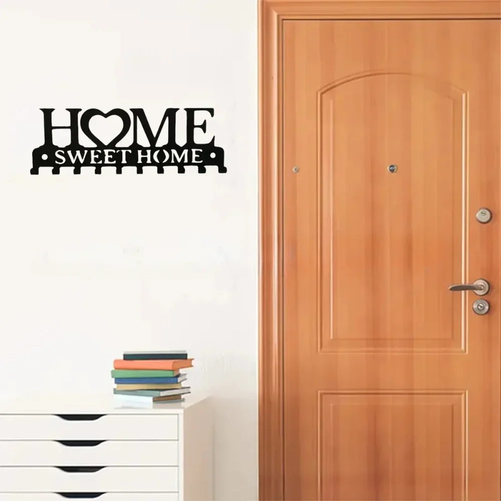Elegant Wall-Mounted Key Holder - A Stylish Solution for Keys and Accessories