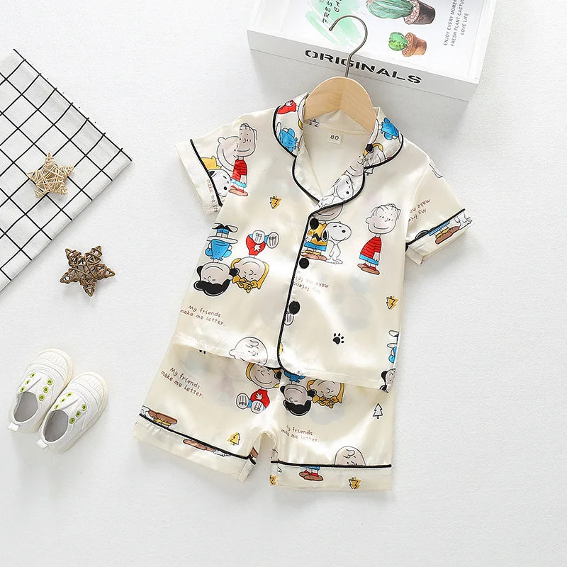 Summer Pajama Set - Cheerful and Comfortable for Kids