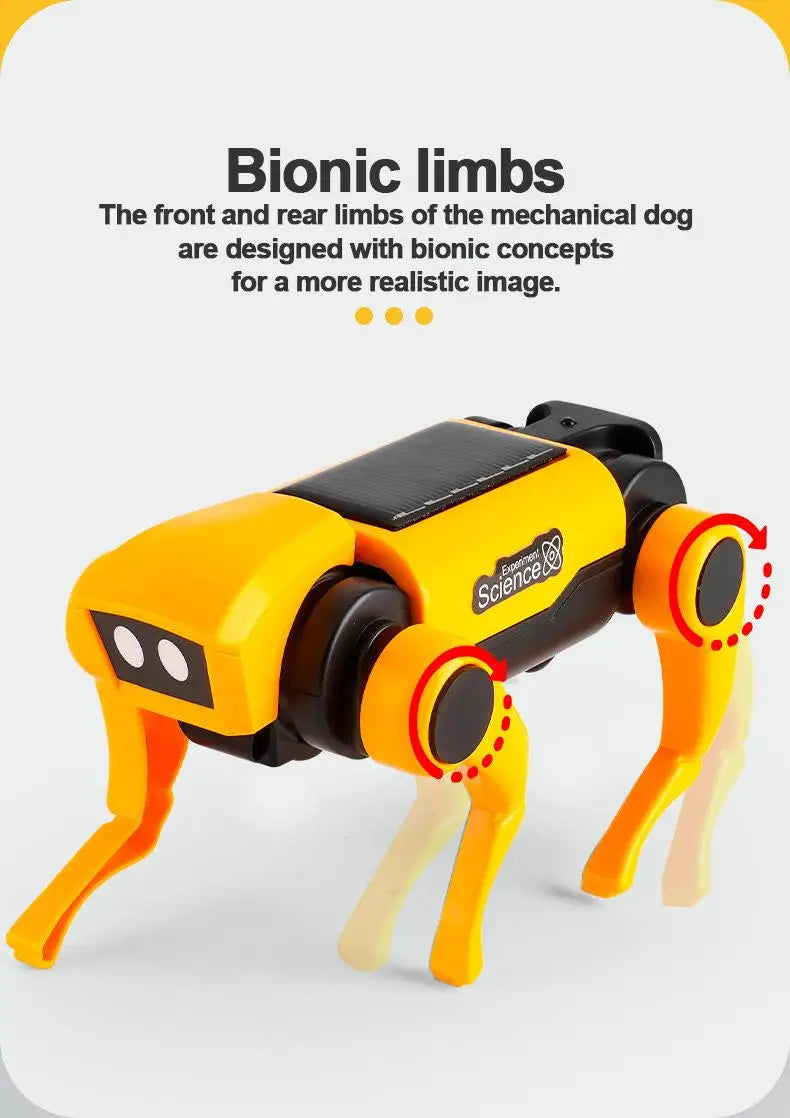 Educational Solar Energy Robot – 2-in-1 Dog and Cat Building Set