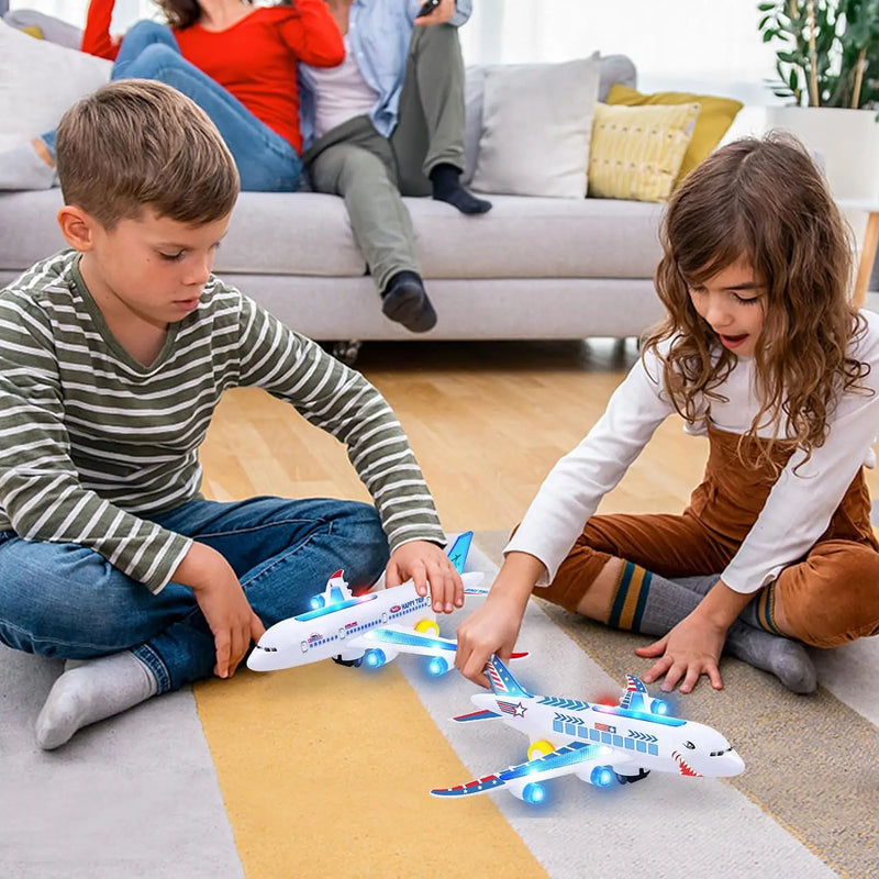 Interactive Toy Airplane - Play & Learn