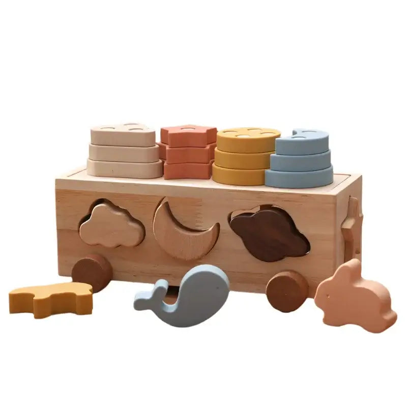 Educational Wooden Shape Game – For Creative Discoveries