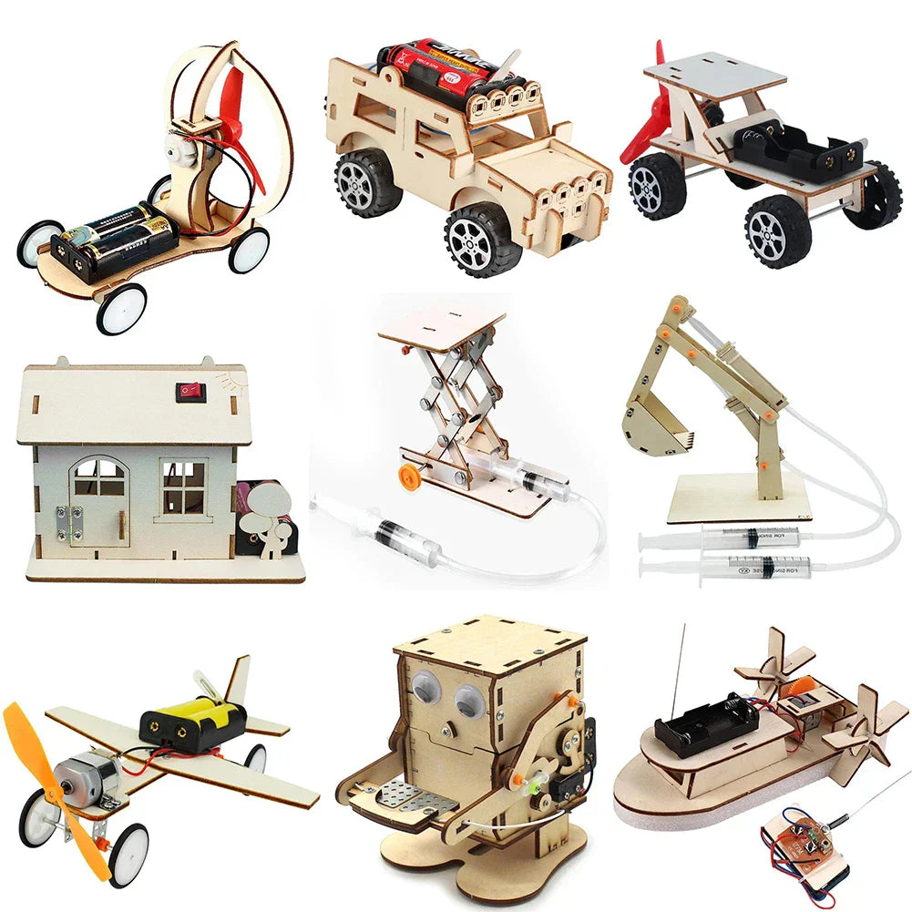 Educational Wooden DIY Boat – Build Your Own Electric Toy Boat