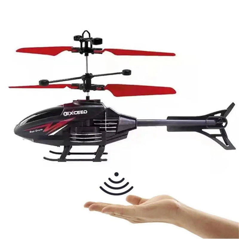 2-Channel RC Helicopter – Controllable Toy for Kids with Rechargeable Function