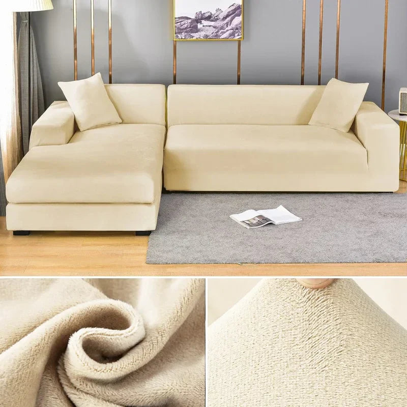 Velura Sofa Cover – Luxe Velvet for Style and Protection