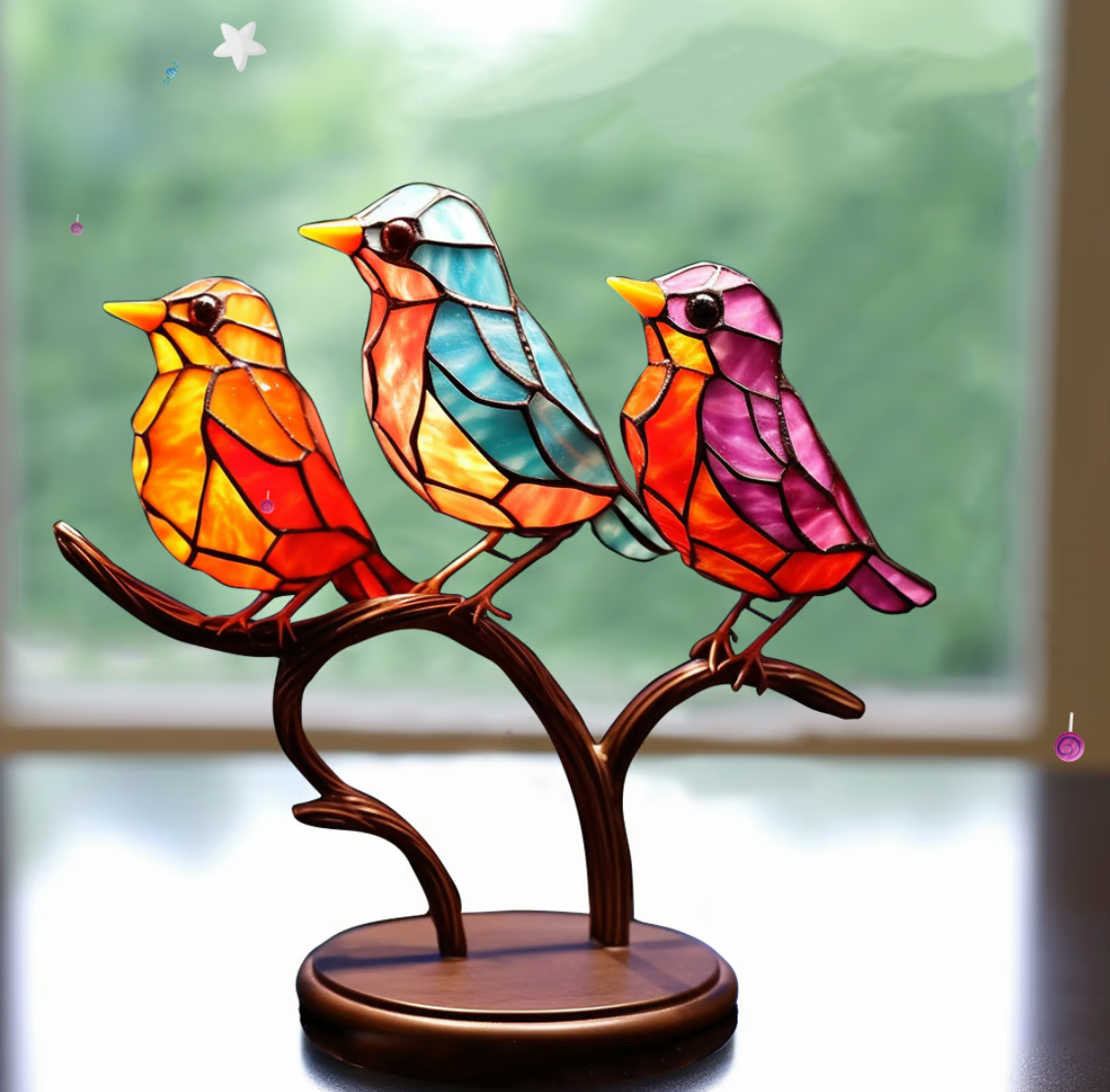Joyful Bird Group - Colorful Decoration