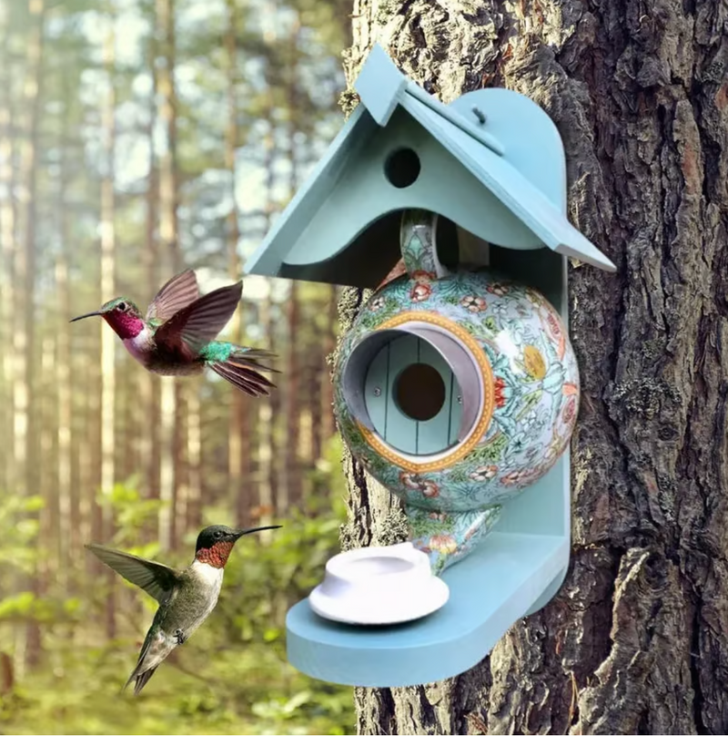 Colorful Birdhouse - Perfect for the Garden