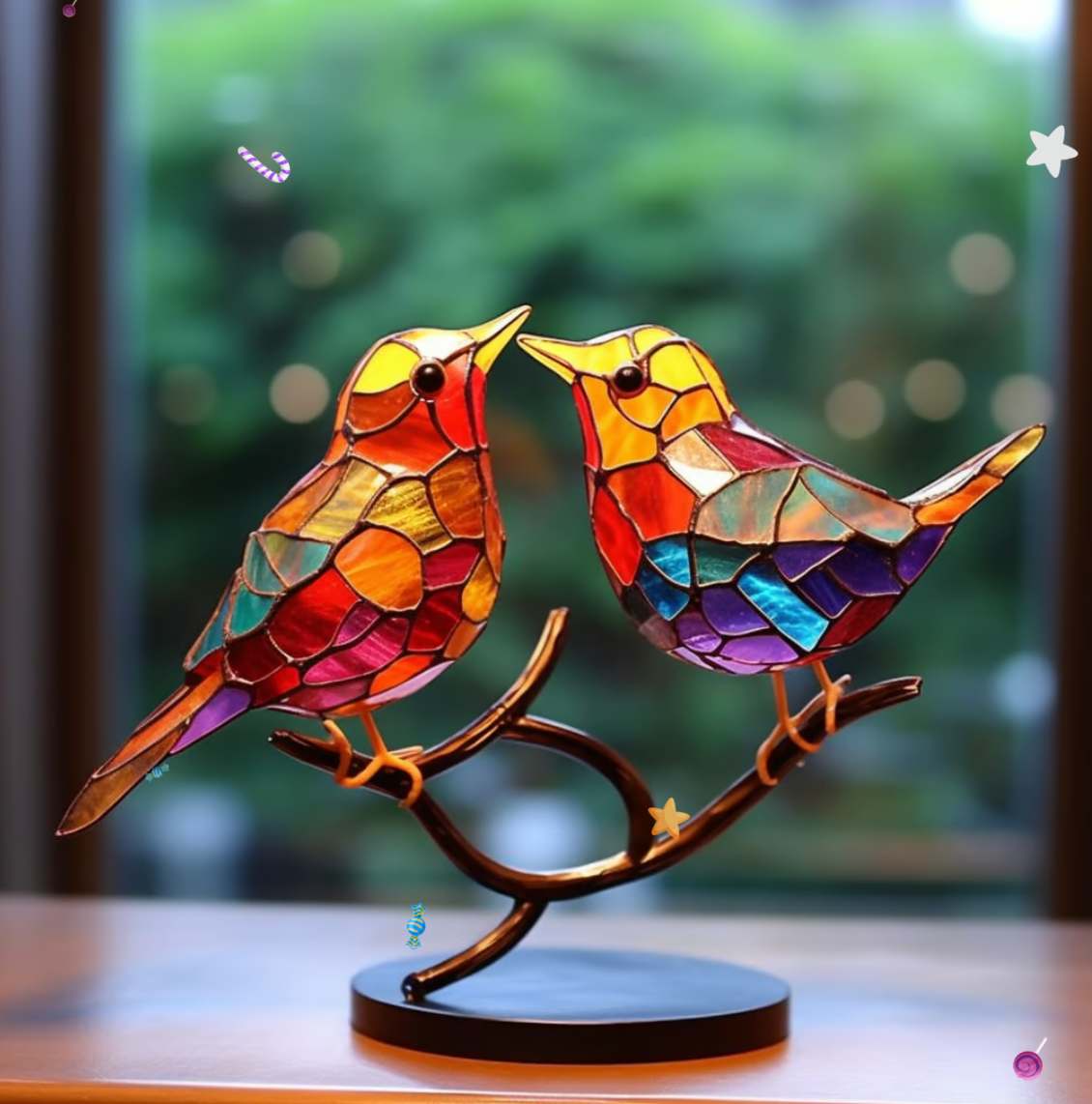 Joyful Bird Group - Colorful Decoration