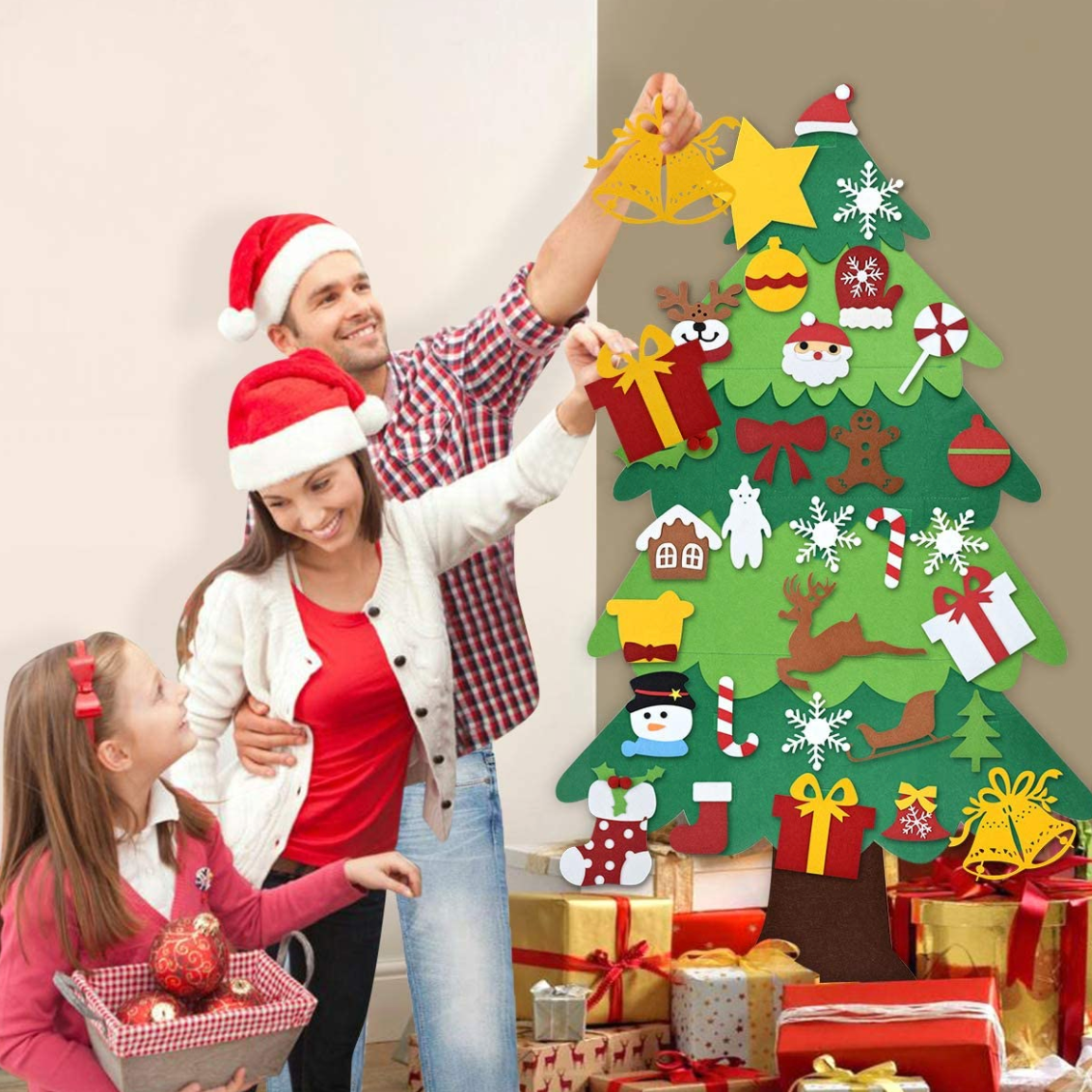 Felt Christmas Tree for Kids - Creative and Reusable