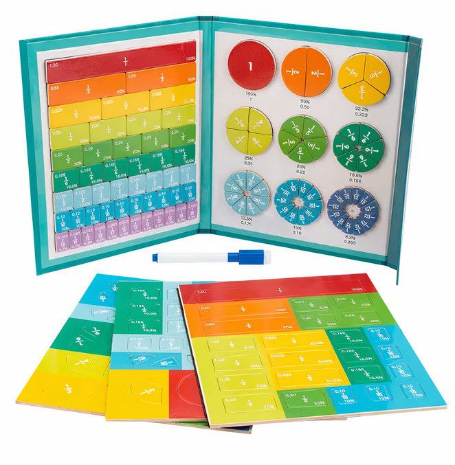 Educational Fraction Book - Learn Fractions Playfully