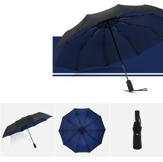 StormShield Umbrella – Windproof and Compact, Protected Against Rain