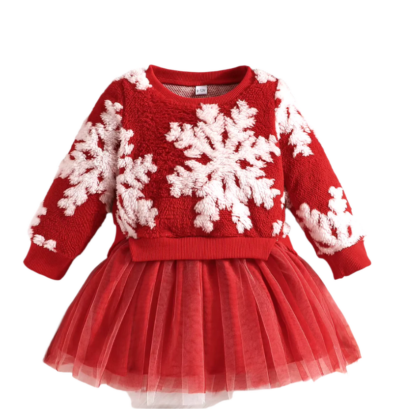 Lila's Party Dress - Warm and Cute Winter Outfit