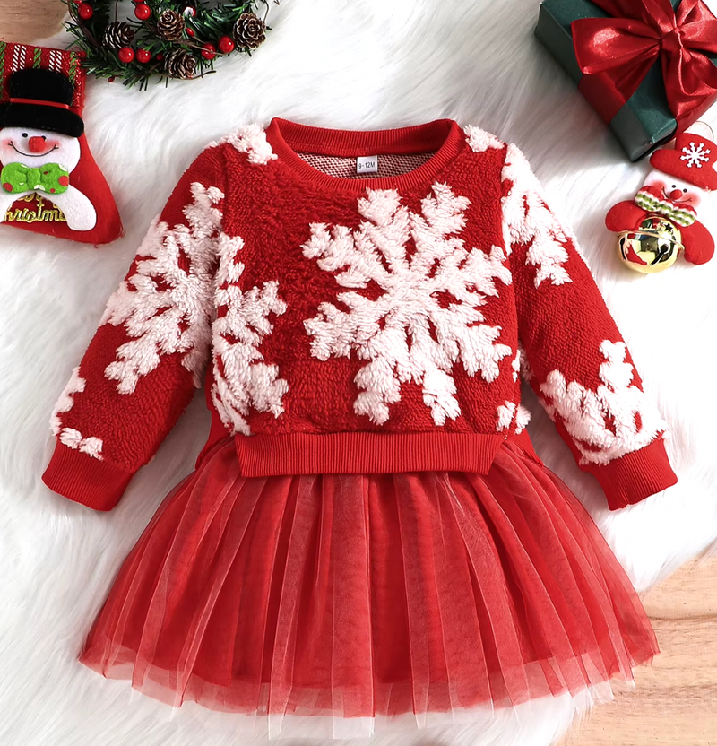 Anna's Party Dress - Warm and Cute Winter Outfit