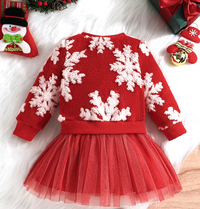 Lila's Party Dress - Warm and Cute Winter Outfit