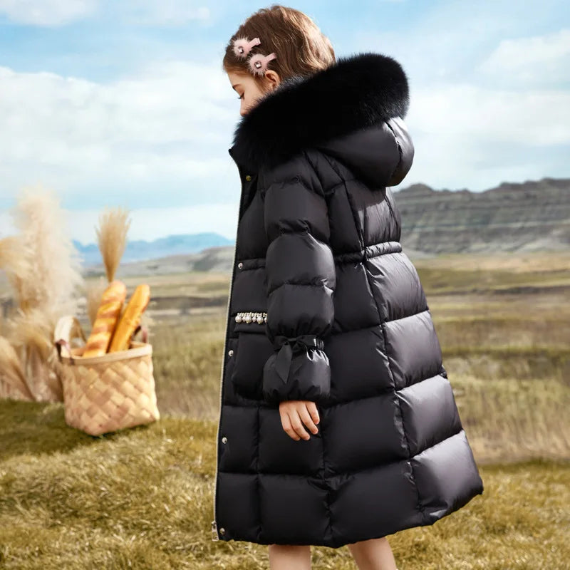Lila Winter Coat for Children – Warm and Stylish for Cold Days