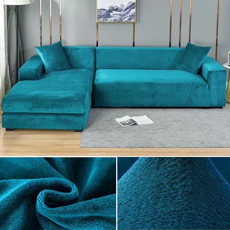 Velura Sofa Cover – Luxe Velvet for Style and Protection