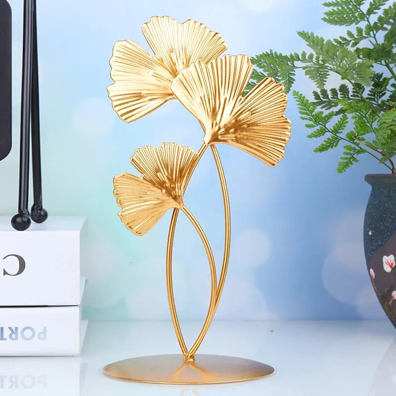 Metal Leaf Ornaments - Elegant and Modern