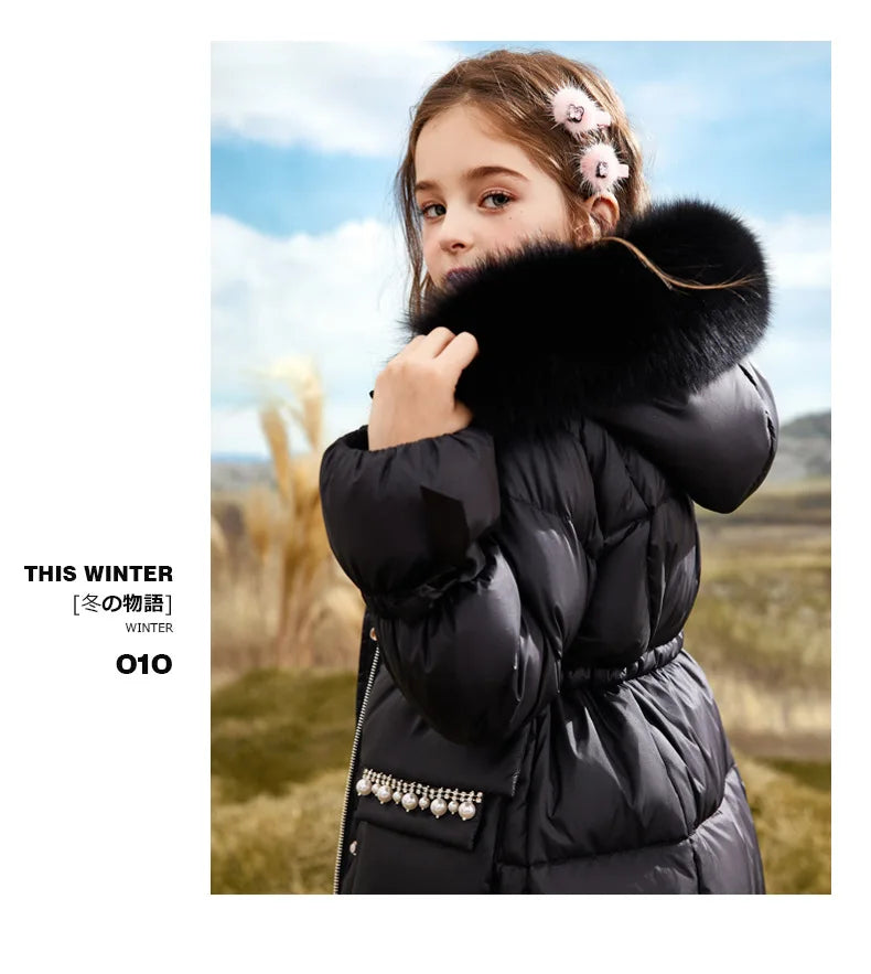 Lila Winter Coat for Children – Warm and Stylish for Cold Days