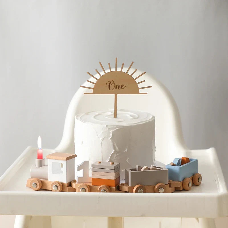 Creative Wooden Train – For Educational Play Fun