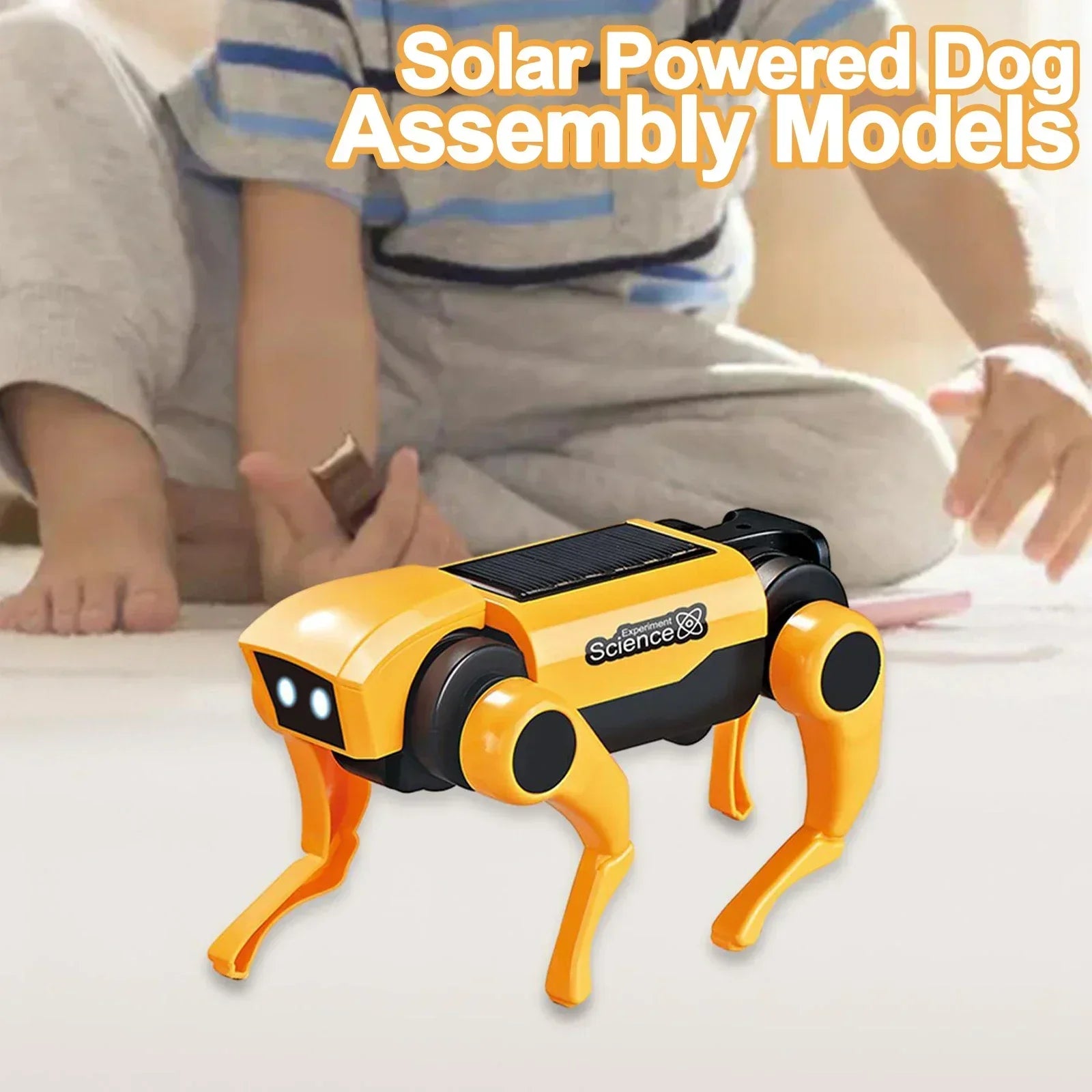 Educational Solar Energy Robot – 2-in-1 Dog and Cat Building Set