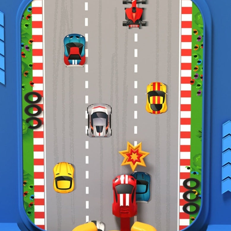 Kids Racing Game - Interactive Toy with Steering Wheel