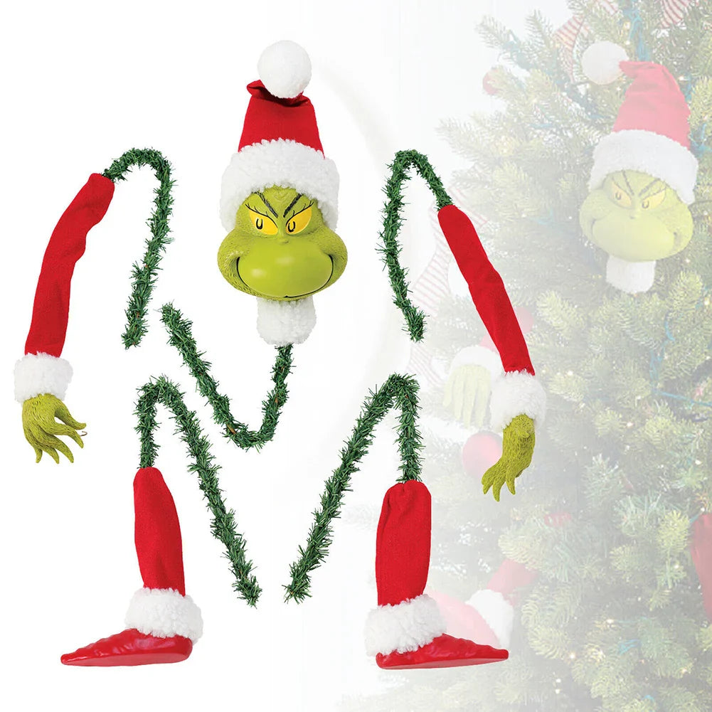 Grinch Christmas Decoration Doll - For Creative Holiday Joy
