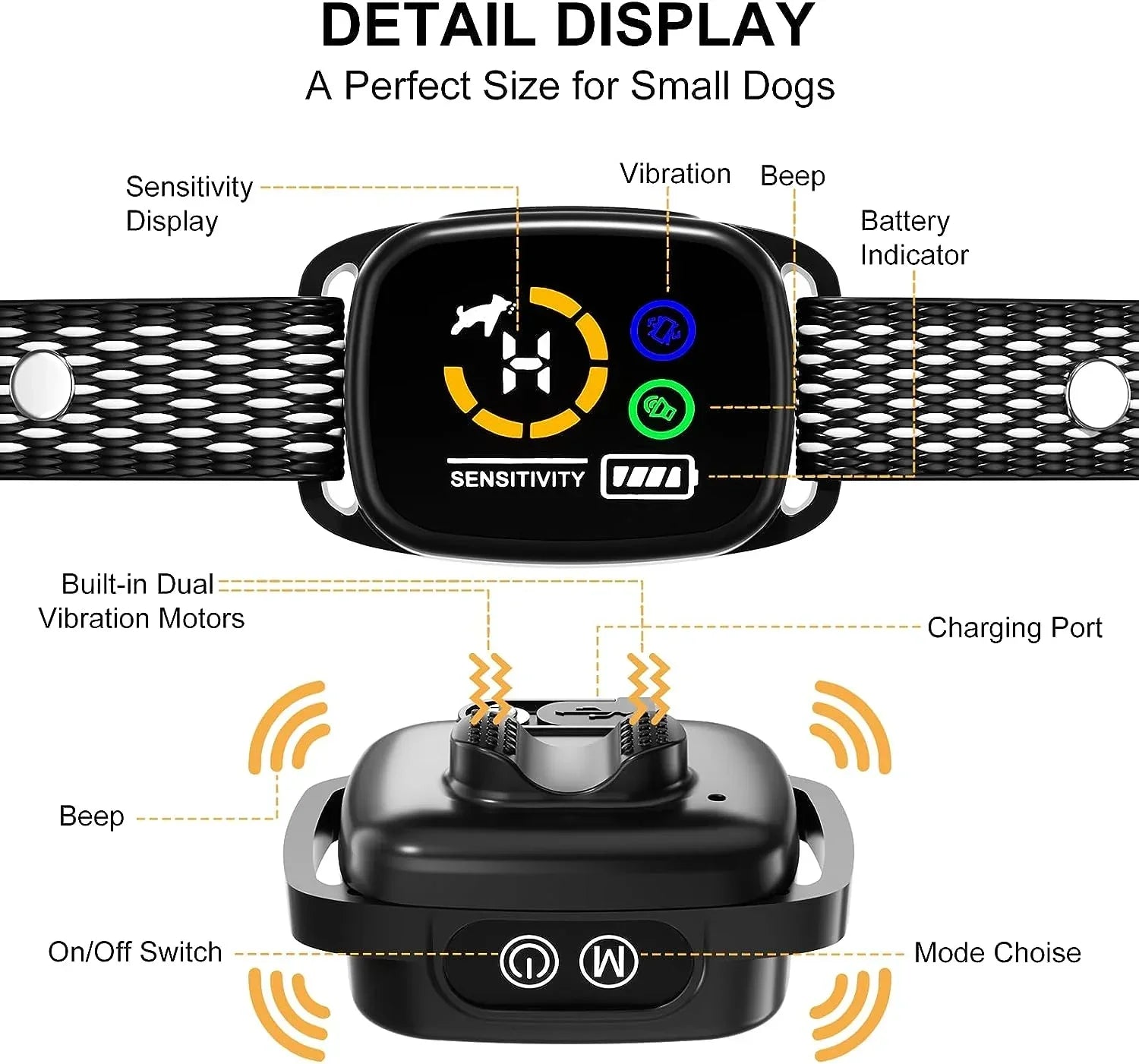 Bark Control Smart Collar - Rust for Your Dog