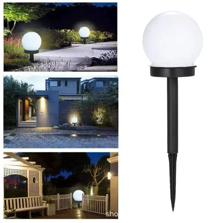 Solar Powered LED Garden Lamp - Energy Efficient and Weather Resistant for Outdoor Lighting