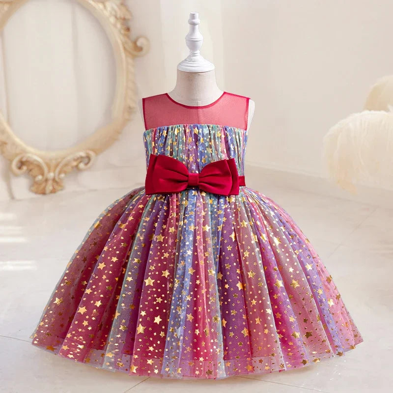 Lieveke Magical Tutu Dress - Colorful Enchanted Dress for Parties
