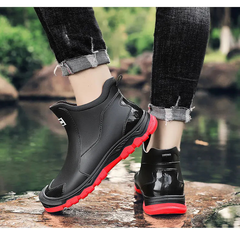 Waterproof Outdoor Ankle Boots for Men – Sturdy & Practical