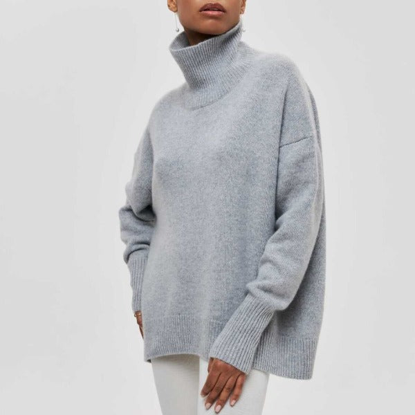 Nina Knitted Turtleneck – Comfortable, Loose-Fitting, and Stylish