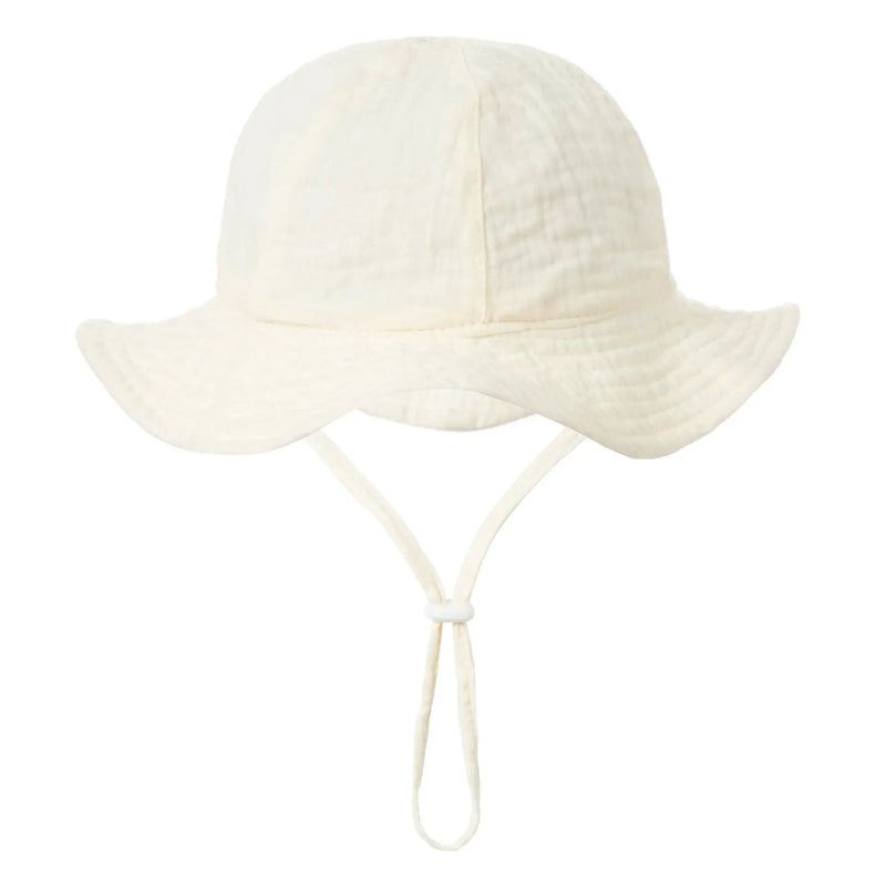 Soft Baby Sun Hat with Wide Brim - Breathable and Comfortable for Summer
