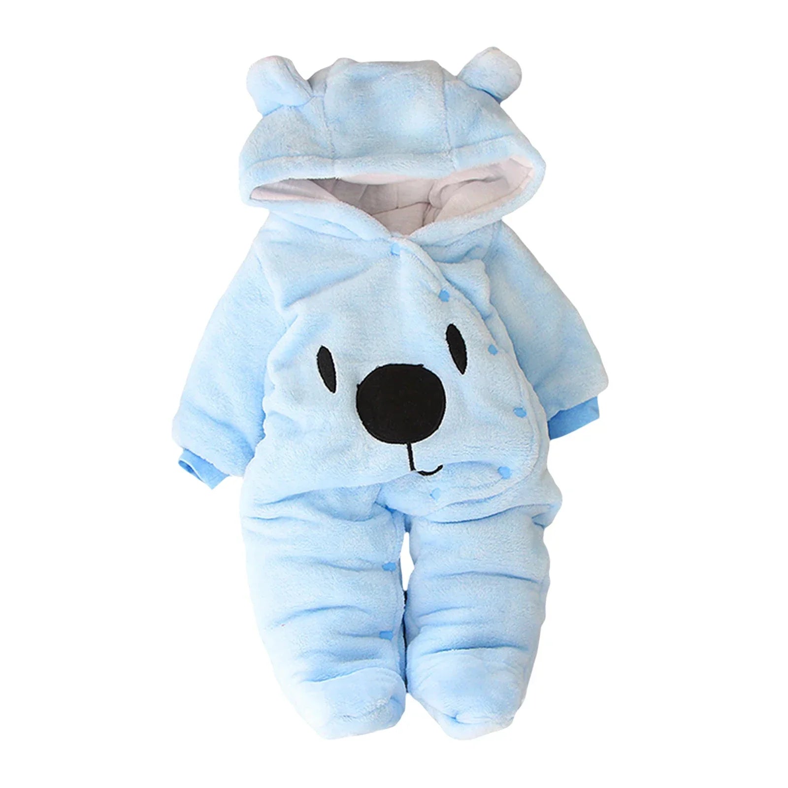 Bear Hug Jumpsuit - Warm and Cute Baby Outfit