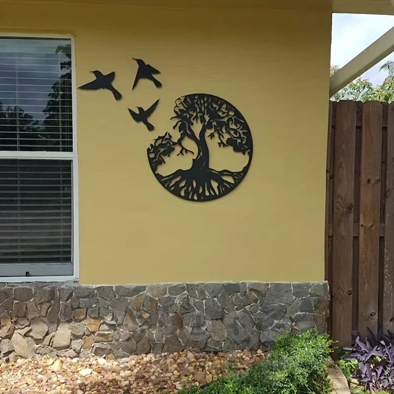 Tree of Life Wall Decoration with Birds – Natural Balance and Freedom
