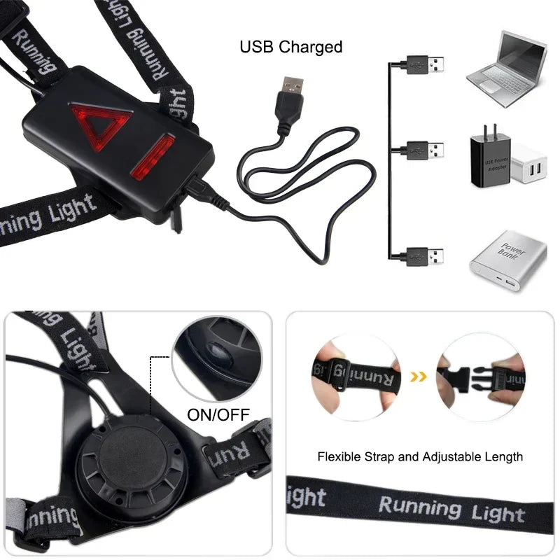 Vastfire Night Safety Lamp - Increased Visibility for Runners