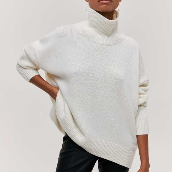 Nina Knitted Turtleneck – Comfortable, Loose-Fitting, and Stylish