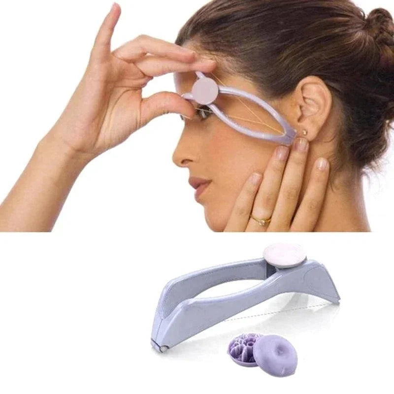 Spring Facial Hair Remover – Manual Threading Epilator Tool