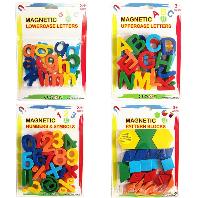Educational Magnet Game – Learn and Play with Colorful Letters and Numbers