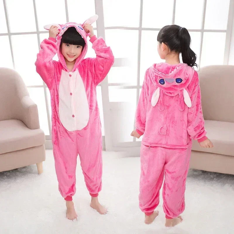 SnuggleStitch Pajama Onesie for Kids - Comfortable and Practical for Sleeping