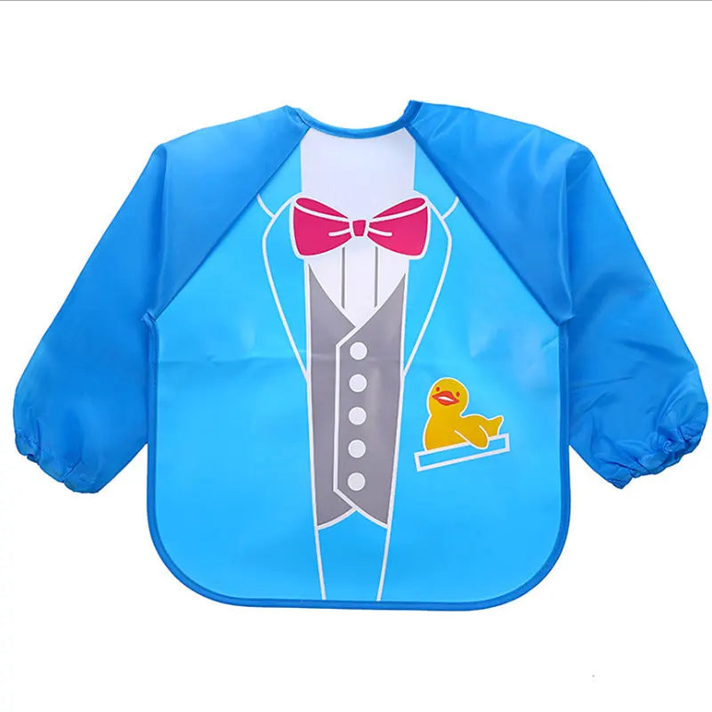 Mila Protective Children's Apron - Waterproof Long Sleeves for Eating and Painting