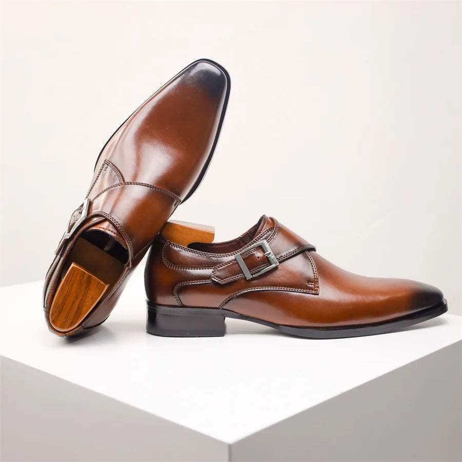Torino Monk Strap Men's Shoes – Modern and Refined Design
