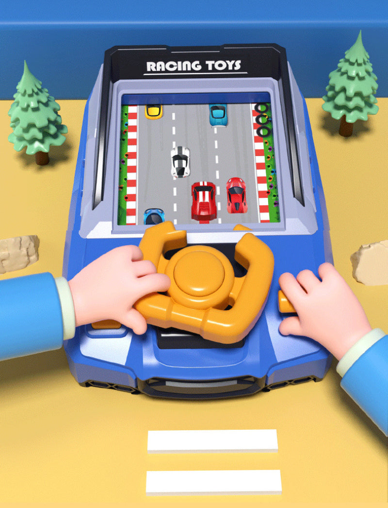 Kids Racing Game - Interactive Toy with Steering Wheel