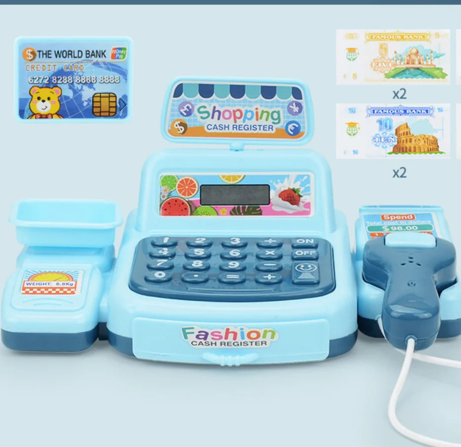Colorful Toy Cash Register - Creative Shopping Fun