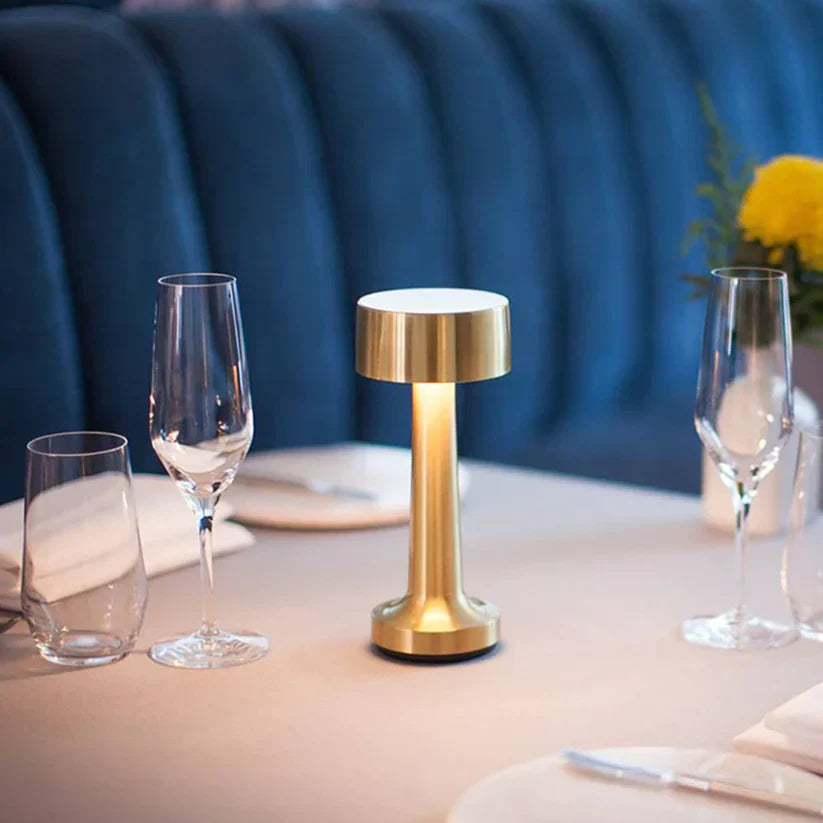 AuraLux Table Lamp – Modern, Minimalist, and Dimmable