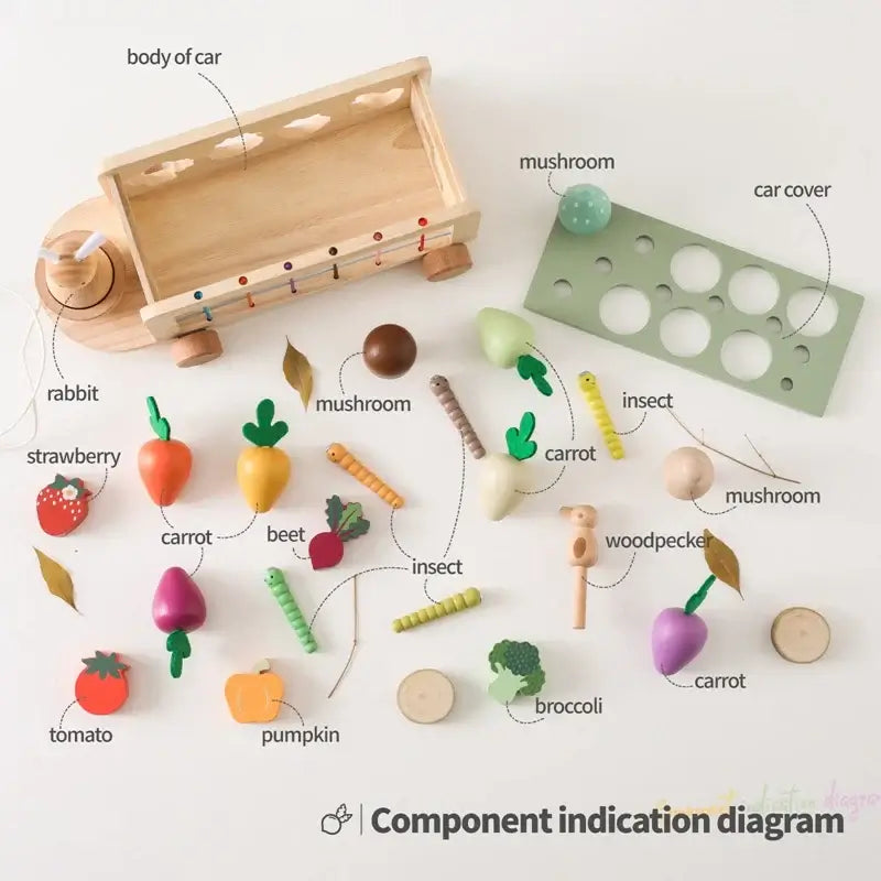 Vegetable Party Cart – For an Educational Play Experience