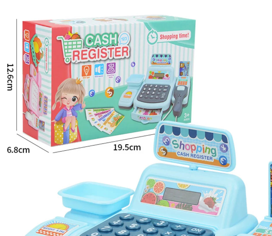 Colorful Toy Cash Register - Creative Shopping Fun